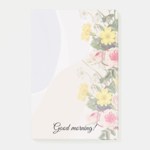 flower bouquet post-it notes