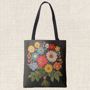 Flower Bouquet Tote Bag