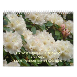FLOWER BOUQUETS for MOM Calendars Flower Baslee