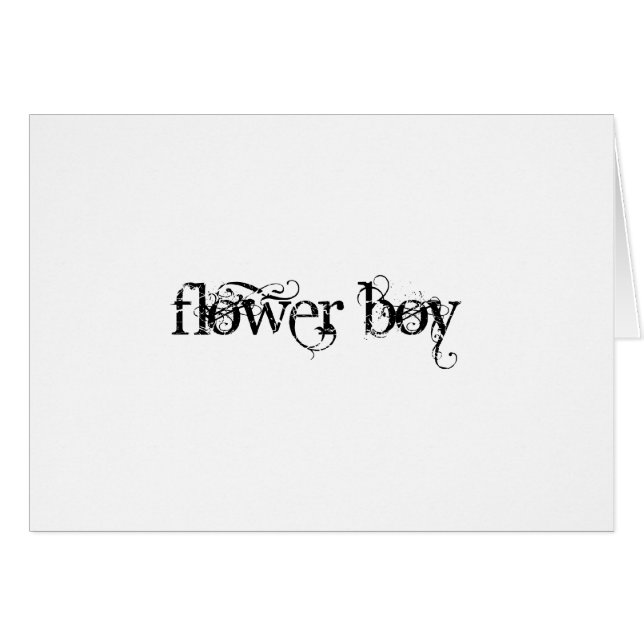 Flower Boy (Front Horizontal)