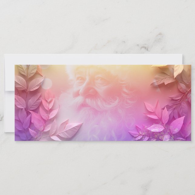 Flower branches and Santa Claus (Front)