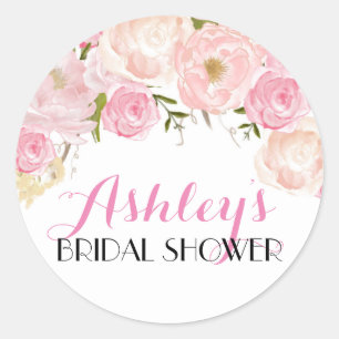 Flower Bridal Shower Sticker