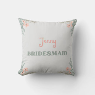 Flower bride cushion