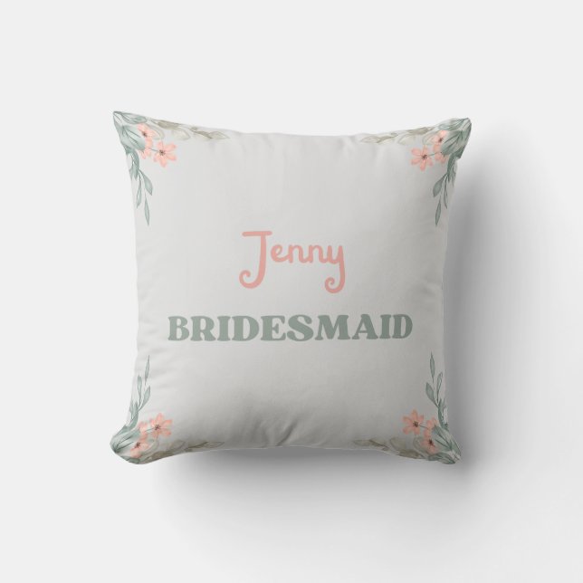 Flower bride cushion (Front)