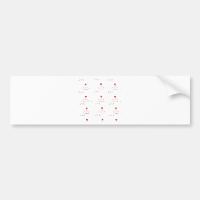 FLOWER BUMPER STICKER (Front)