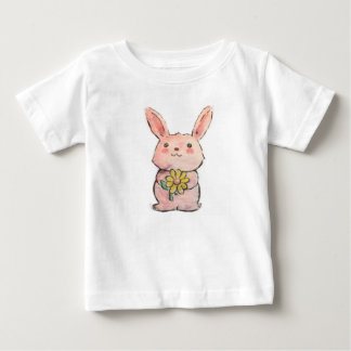 Flower Bunny Baby T-Shirt