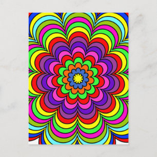 Flower Burst Postcard
