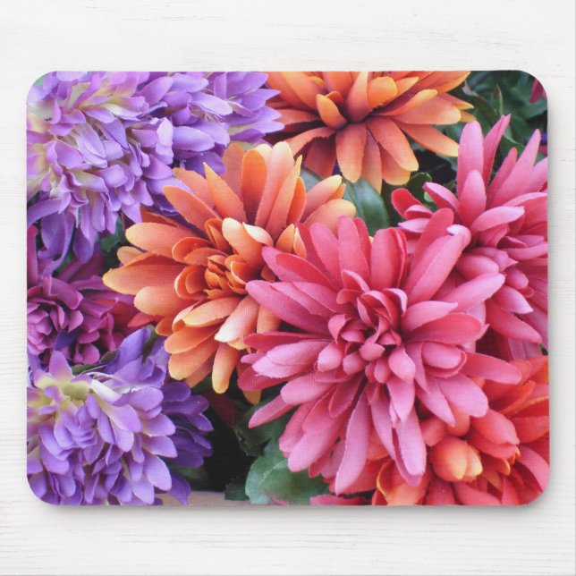 Flower Bursts Mouse Pad (Front)