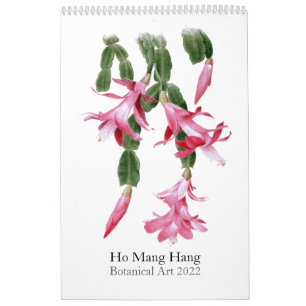 Flower calendar by Ho Mang Hang 2022