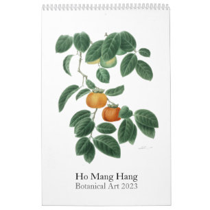 Flower calendar by Ho Mang Hang 2022