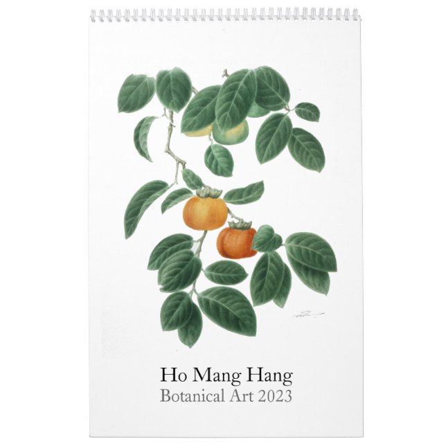 Flower calendar by Ho Mang Hang 2022 (Cover)