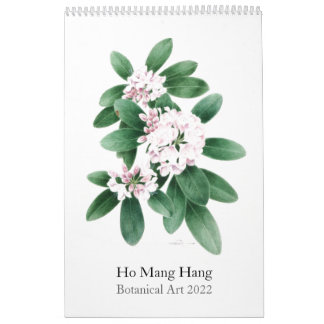 Flower calendar by Ho Mang Hang 2022