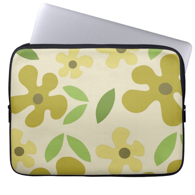Flower Camo 13" Laptop Case (Front)