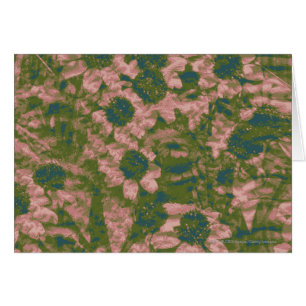 Flower camouflage pattern