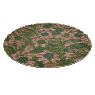 Flower camouflage pattern cutting board