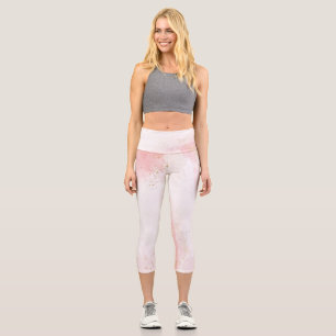 Flower Capri Leggings