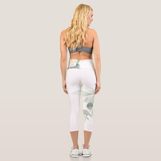 flower capri leggings (Back)
