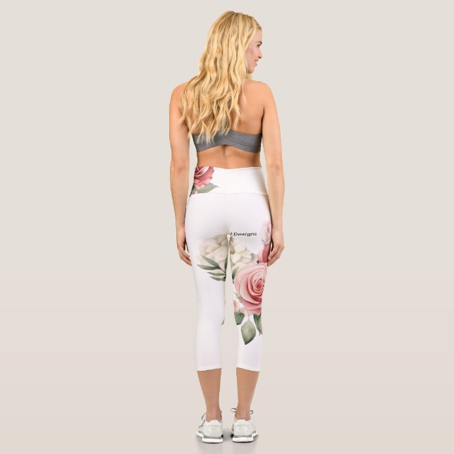 flower capri leggings (Back)