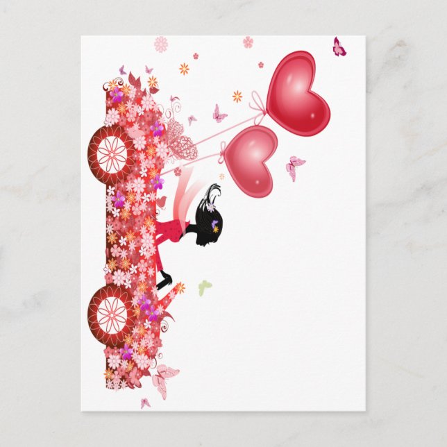 Flower Car Postcard (Front)