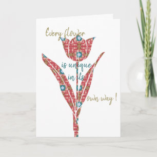 Flower card
