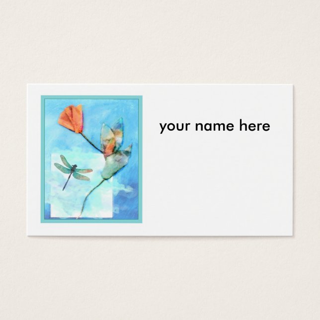 flower card template (Front)