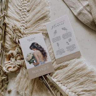 Flower Care Hang Tag Florist Card