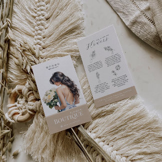 Flower Care Hang Tag Florist Card