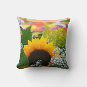 Flower carpet cushion