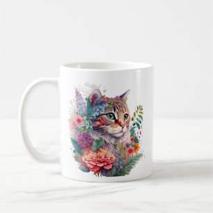 Flower Cat #1 Coffee Mug