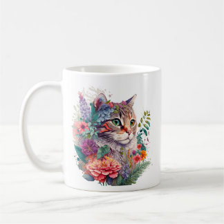 Flower Cat #1 Coffee Mug