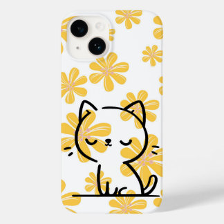 Flower & Cats Case-Mate iPhone 14 Case