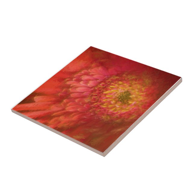 Flower Ceramic Tile (Side)