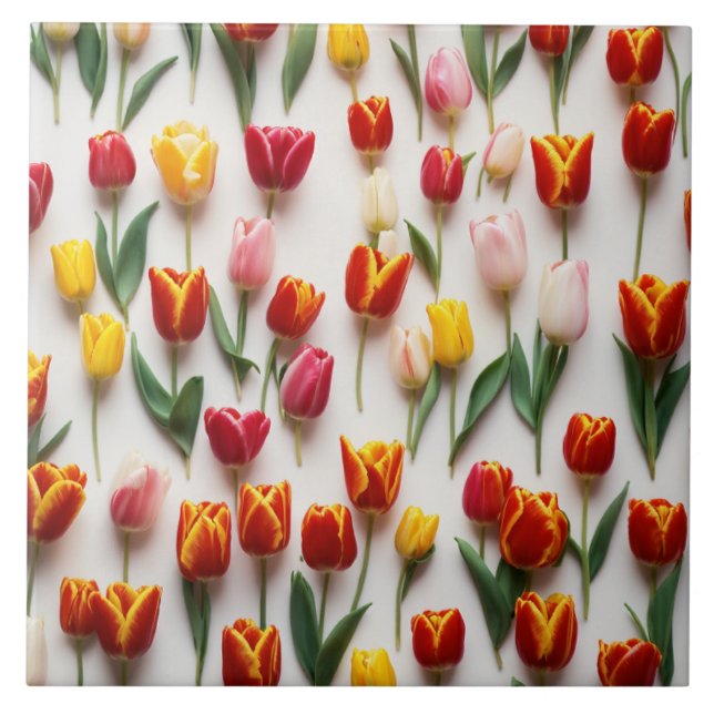 Flower Ceramic Tile (Front)