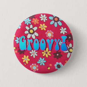 Flower Child 6 Cm Round Badge