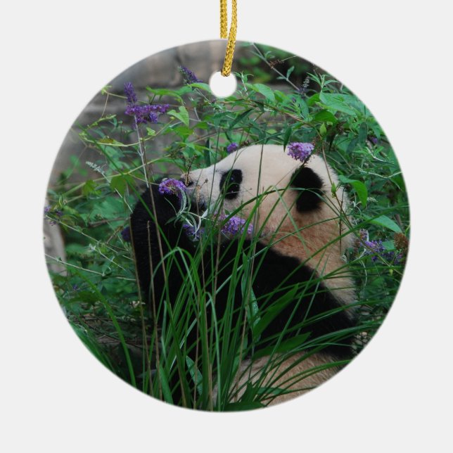 Flower Child Bao Bao Giant Panda Cub ornament (Front)