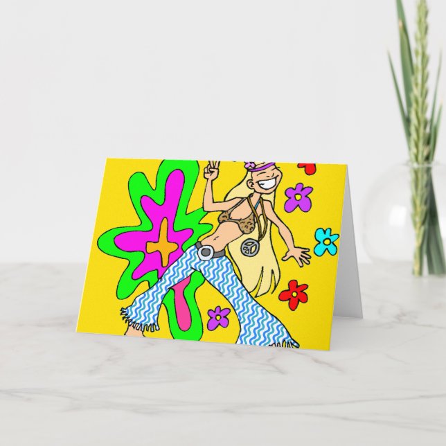 Flower Child Card (Front)