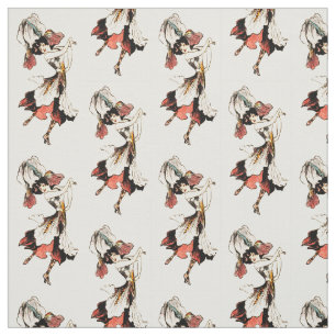 FLOWER CHILD - IRIS FLORAL FAIRY PATTERN FABRIC