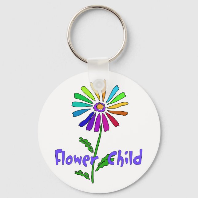 Flower Child Key Ring (Front)