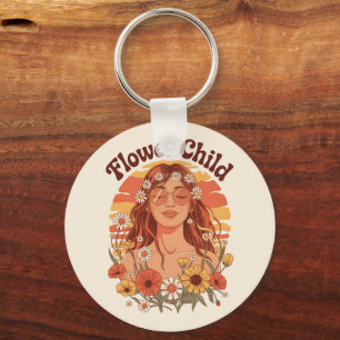 Flower Child Key Ring
