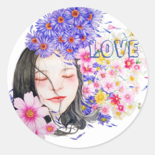 Flower child Sticker