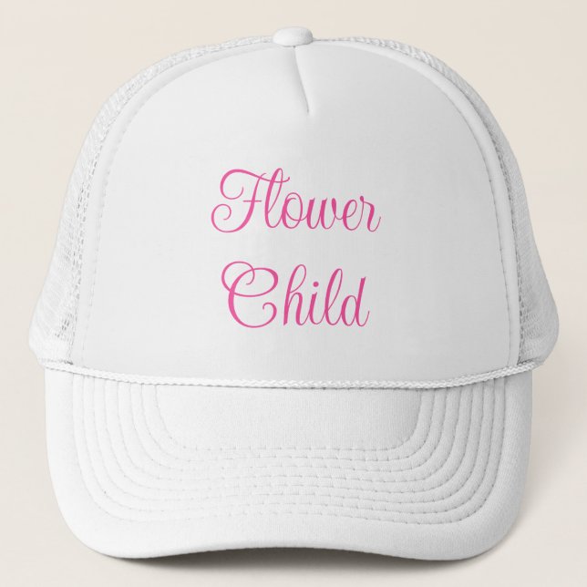 Flower Child Trucker Hat (Front)