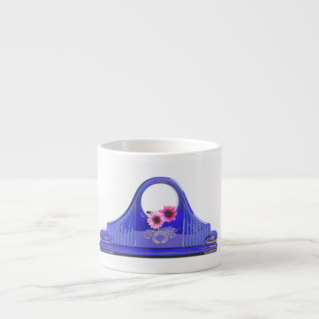 Flower Clock Espresso Cup (Front)
