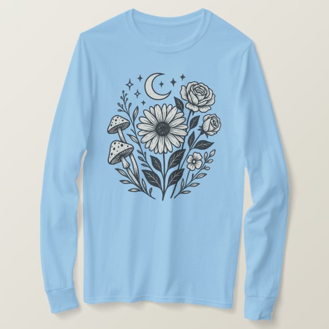 Flower Cluster Women's  Long Sleeve T-Shirt (Design Front)
