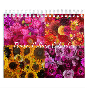 Flower Collage Calendar