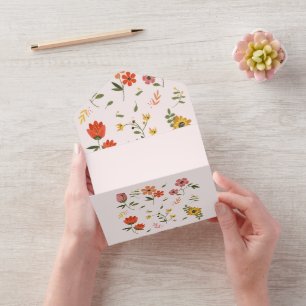 flower collection all in one invitation