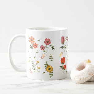 flower collection  coffee mug