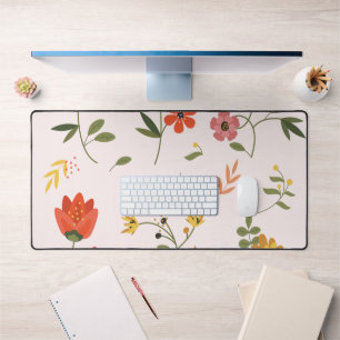 flower collection desk mat