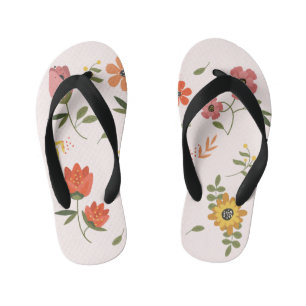 flower collection kid's thongs