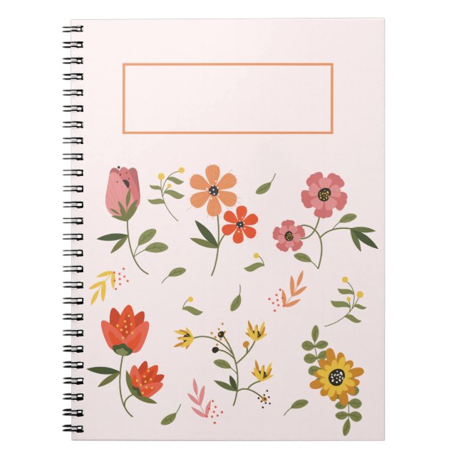 flower collection notebook (Front)