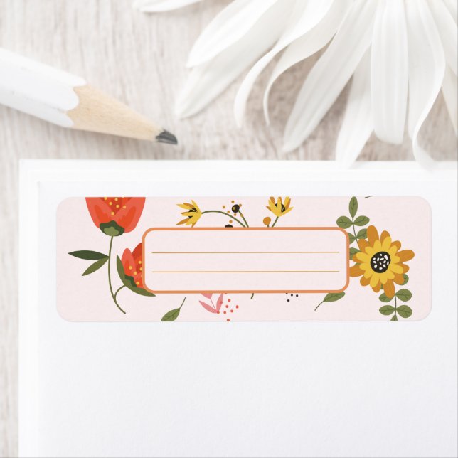 flower collection return address label (Insitu)